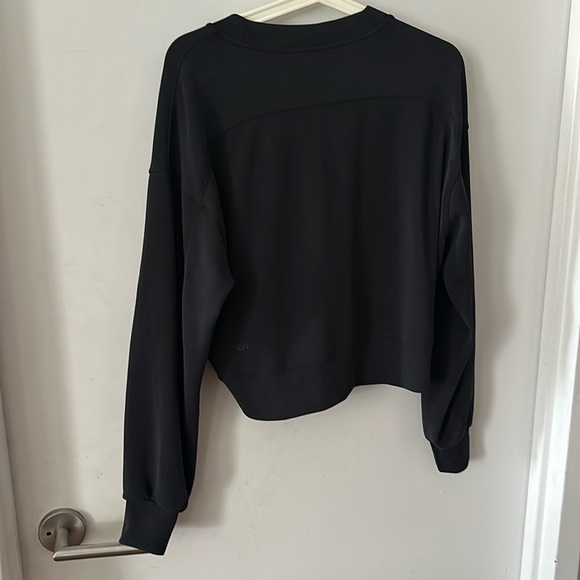 Lululemon Perfectly Oversized Cropped Crew Softstreme - Picture 4 of 4